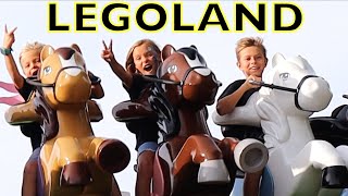 KIDS FAVORITE RIDES AT LEGOLAND and LEGOLAND Hotel Pool [upl. by Ativak]