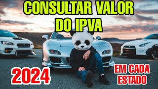 COMO CONSULTAR IPVA 2024 [upl. by Levesque168]