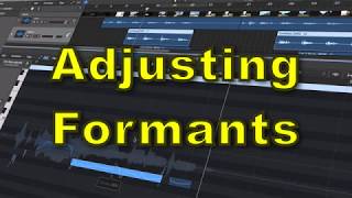 Adjusting Formants in Flex Pitch  Logic Pro X [upl. by Nikolas803]