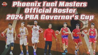 PBA Updates  Phoenix Fuel Masters Official Roster for 2024 PBA Governors Cup [upl. by O'Conner48]