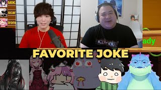 Sykkuno Shares a Youtube Joke with Vtubers [upl. by Ahsiniuq101]