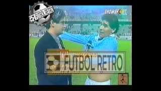 Diego Armando Maradona con la maglia della SS Lazio [upl. by Rovit]