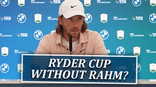 Tommy Fleetwood On European Ryder Cup No Jon RahmPoulter or Westwood For Captain [upl. by Sadiras]