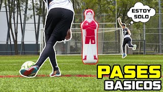 GUÍA BÁSICA de PASES SENCILLOS en el FÚTBOL ⚽️ Pasa el balon FACIL Y EFECTIVO👌🏼 TUTORIAL [upl. by Novihc]