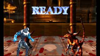 SNES Killer Instinct  Glacius Gameplay  Hard Level [upl. by Akvir]