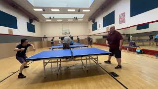 Ping pong Games with Michael UC Davis TTC June 22 2024 [upl. by Sherborn]