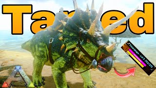 MY NEW DINO TRICERATOPS IN ARK SURVIVAL EVOLVED GAMEPLAY14 [upl. by Whitney977]