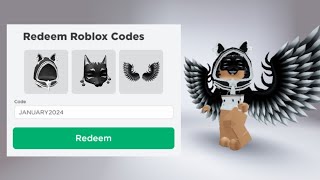 10 FREE ALL WORKING ROBLOX PROMO CODES ITEMS😳🥰JANUARY 2024 [upl. by Catlee]