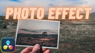 Easy Photo Effect Inside Davinci Resolve 19 Tutorial [upl. by Ginsburg]