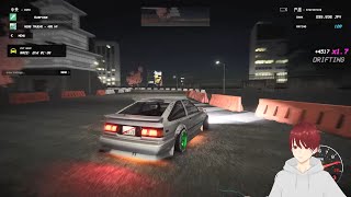 RACING SAMPAI PECAH TAYAR  DRIFT SAMPAI TERBALIK KERETA MALAYSIA GAMEPLAY Kanjozoku Game レーサー [upl. by Nnyladnarb]