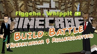 Minecraft Minigames  Build Battle på Mineplex  Väderkvarnar och Rollercoasters [upl. by Neema176]