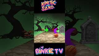 👻 Learn Colors with Spooky Ghosts amp Shapes in Kinetic Sand 🎨✨ kineticsand halloween [upl. by Lenno]