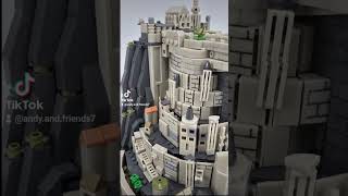 Minas Tirith City of gondor 1680 mini pcs klemmbausteine minastirith lotr [upl. by Amsirp]