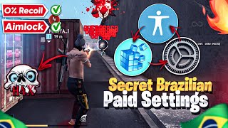 Secet Brazilian No Recoil Settigs For Android 2gb4gb6gb8gb Device  Auto Headshot 100 Woking [upl. by Millian]