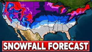 OFFICIAL Snowfall Forecast 2024  2025 [upl. by Swarts864]