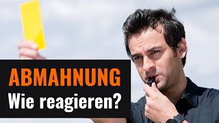 Abmahnung  Reaktion als Arbeitnehmer [upl. by Saum]