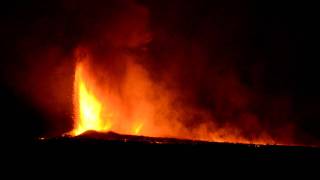 Nyamuragira Eruption at Virunga National Park  Day 2 [upl. by Buehrer]