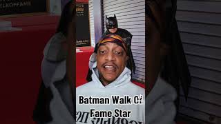 BATMAN WALK OF FAME STAR Batman WalkOfFameStar SubscribeNow Trending BatmadDay [upl. by Yessak]