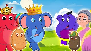 Ek Mota Hathi amp Hathi Raja Kahan Chale  More Hindi Rhymes amp poems for Kids  KIDy KIDz Rhymes [upl. by Hubie117]