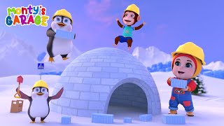 The Construction Song  Nursery Rhymes For Kids  Monty’s Garage [upl. by Heida]