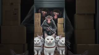 Terrorist story of cats🐱catlover cutecats cats animal ai shorts [upl. by Amrak]