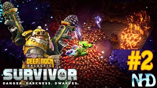 Lets Play Deep Rock Galactic Survivor Main Mission Magma Core  Driller 2 [upl. by Ynattib272]