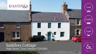 Saddlers Cottage High Street Town Yetholm TD5 8RA  Video Tour [upl. by Palma906]