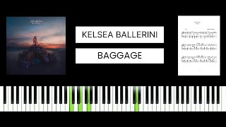 Kelsea Ballerini  Baggage BEST PIANO TUTORIAL amp COVER [upl. by Crocker]