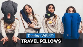 testing WEIRD travel PILLOWS [upl. by Hareemas]