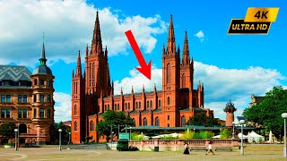 4K  Marktkirche Market Church Inside  Wiesbaden  Germany  Religion [upl. by Oninrutas945]