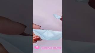 Super Easy Paper Boat That floats ⛵ shorts rainyday diy SummerVibes [upl. by Onitsoga]