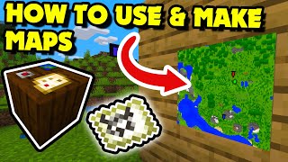 How to USE amp MAKE MAPS in Minecraft 116120  Cartography Table  FULL GUIDE Minecraft Tutorial [upl. by Aneeled205]