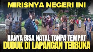 🔴 MIRIS‼️ GEGARA DITOLAK WARGA SETEMPAT JEMAAT GPdI DI BOGOR HANYA BISA NATALAN TANPA TEMPAT DUDUK [upl. by Ahseinet]