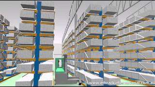 Cantilever Racking System  Emrack International [upl. by Zales448]