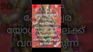 കോടീശ്വരയോഗം വന്ന് ചേരാൻ പോകുന്ന നക്ഷത്രക്കാർ astrologymalayalam preethivlogkuttu [upl. by Nahtal]