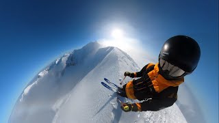 Ski Freeride au MontDore Massif du Sancy Auvergne HD [upl. by Kerri112]