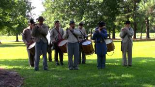 Old North State Fife and Drum plays quotRoad to Bostonquot [upl. by Sayres119]