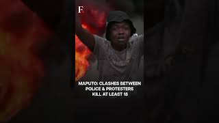 Mozambique Protesters Clash With Police Over Disputed Election  Subscribe to Firstpost [upl. by Anbul]