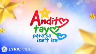 Andito Tayo Para Sa Isa’t Isa  Ang Christmas ID ng Pilipino Lyrics [upl. by Shutz]