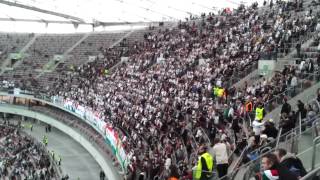 HD 17042012 Legia  Sevilla 02 Stadion Narodowy Doping Kibiców [upl. by Hanna]