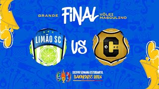 GRANDE FINAL VÔLEI MASC  LIMÃO SC X CUMBUCÃO SEB24 LIVE 🔴 [upl. by Cariotta]