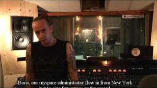 BEHEMOTH  Episode IV  Vocal Tracking 2009 ev OFFICIAL BEHIND THE SCENES [upl. by Relluf]