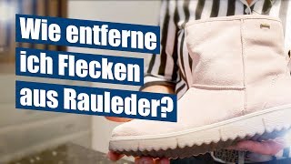 Wie entferne ich Flecken aus Rauleder [upl. by Erbma28]