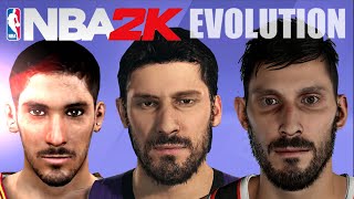 NBA 2K Evolution of Omri Casspi Maccabi Tel Aviv ✪ NBA 2K10  NBA 2K20 ✪ Faces Ratings Badges [upl. by Aicilaana695]