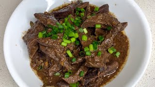 The Best Adobo Atay ng baboy  Simple Recipe Pork Liver shorts [upl. by Arol]