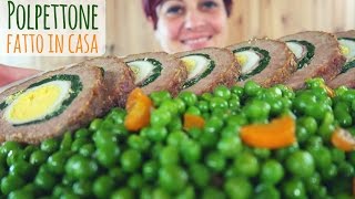 POLPETTONE RIPIENO FATTO IN CASA Ricetta Facile  Easy Meatloaf Recipe [upl. by Iror456]