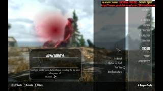 Skyrim  Aura Whisper Shout map location [upl. by Ninerb810]