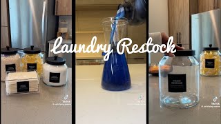 Satisfying Laundry Refill amp Restock Asmr TikToks 💫laundry tiktok asmr [upl. by Knitter]