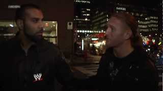 Jinder Mahal talks to a horse WWE App Exclusive [upl. by Netaf]