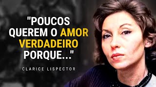 Frases e citações de Clarice Lispector que farão você refletir [upl. by Isia]